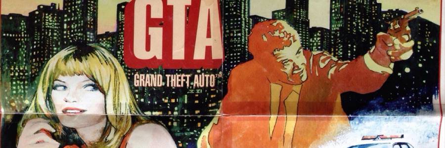 Знаете как выглядит первый плакат Grand Theft Auto?